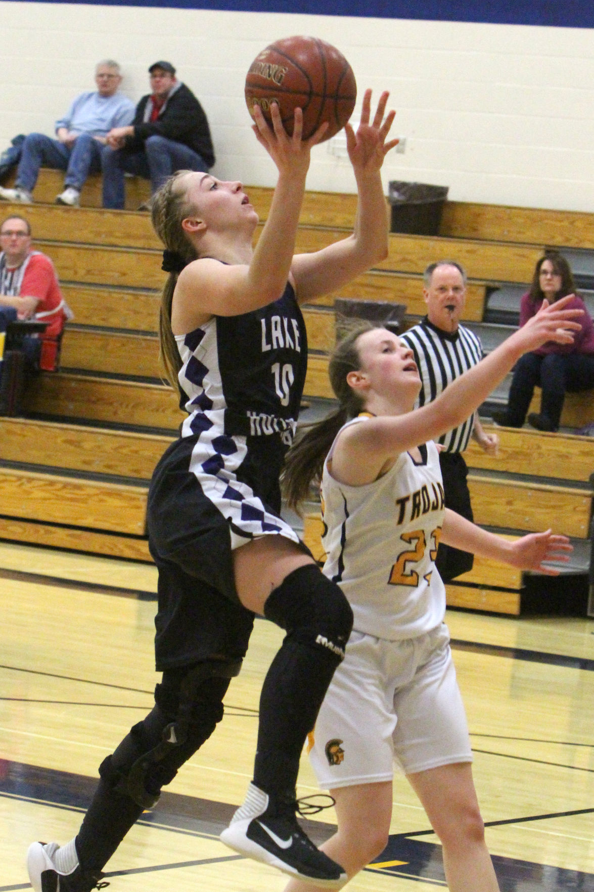 Lake Holcombe at New Auburn girls basketball 2-14-19